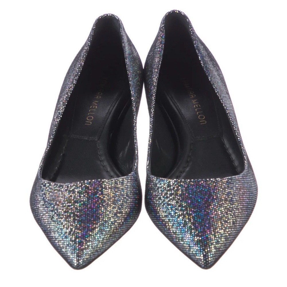 Tamara Mellon Sparkling Silver Forever 55 Pumps - New in Box!